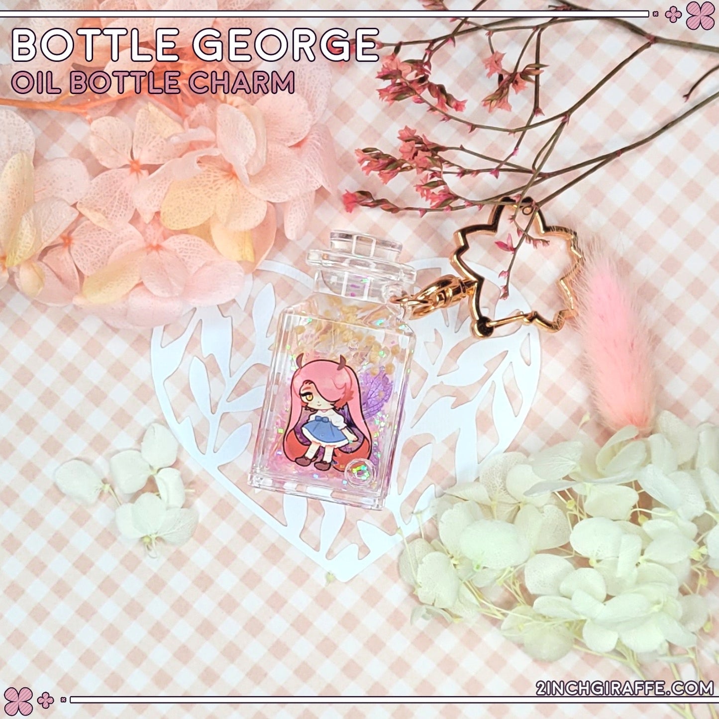 Bottle George Oil Charm