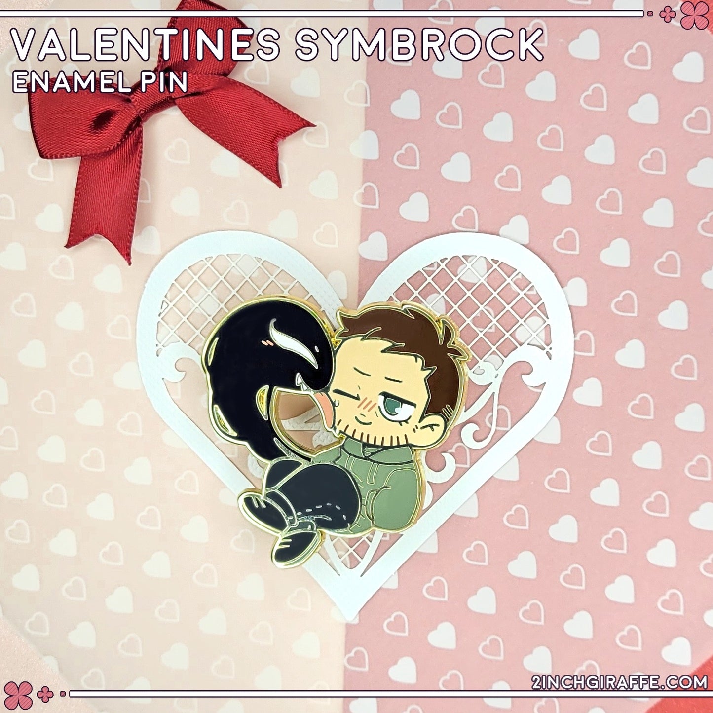 Valentines Symbrock Enamel Pin