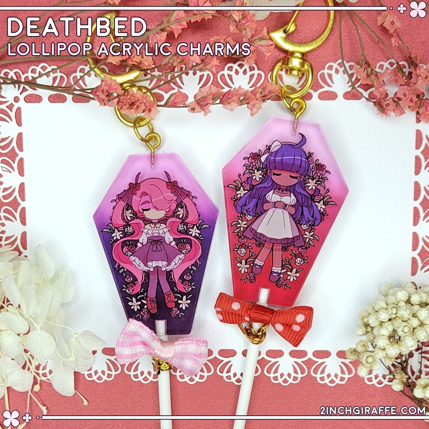 Deathbed Lollipop Charm Set