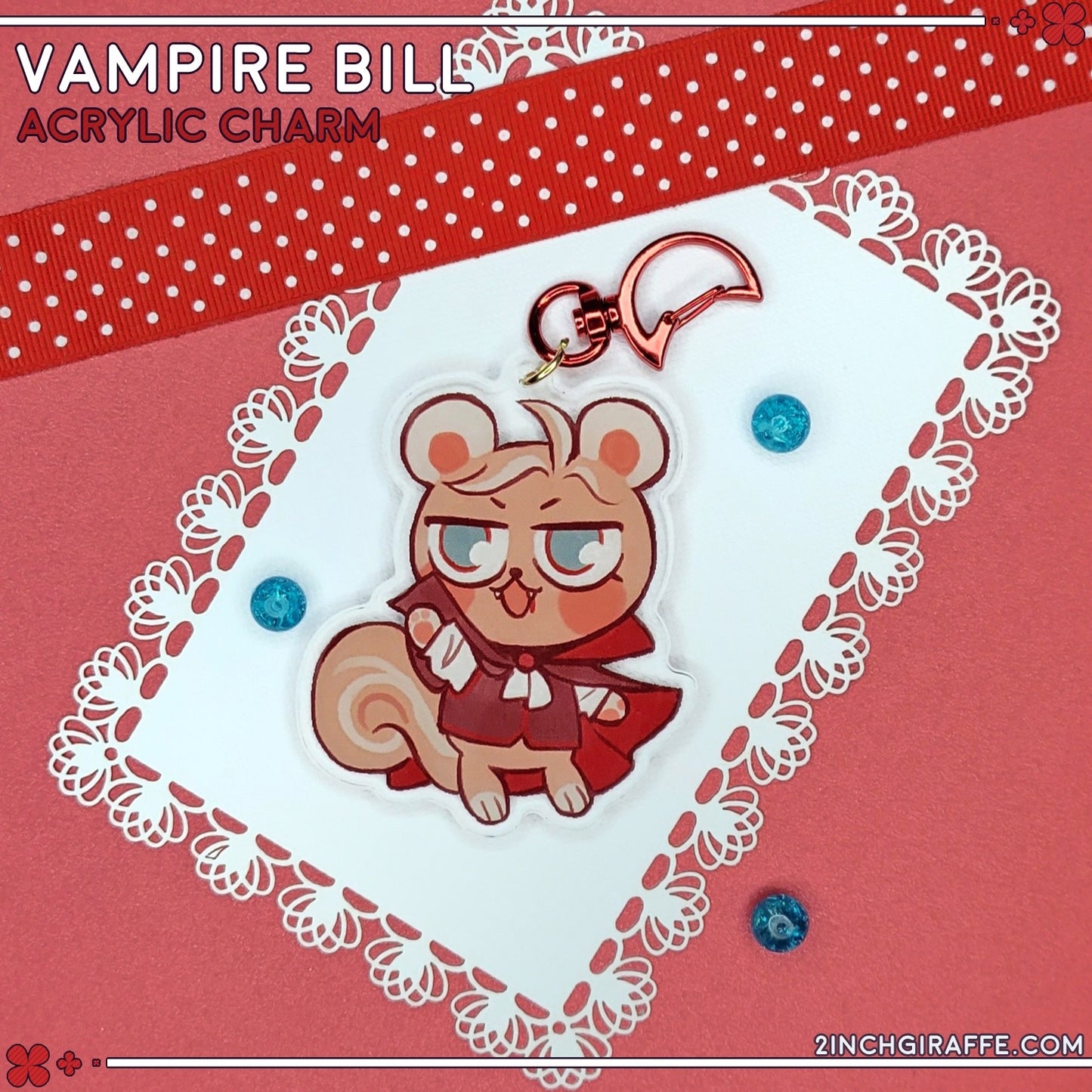 Vampire Bill Acrylic Charm