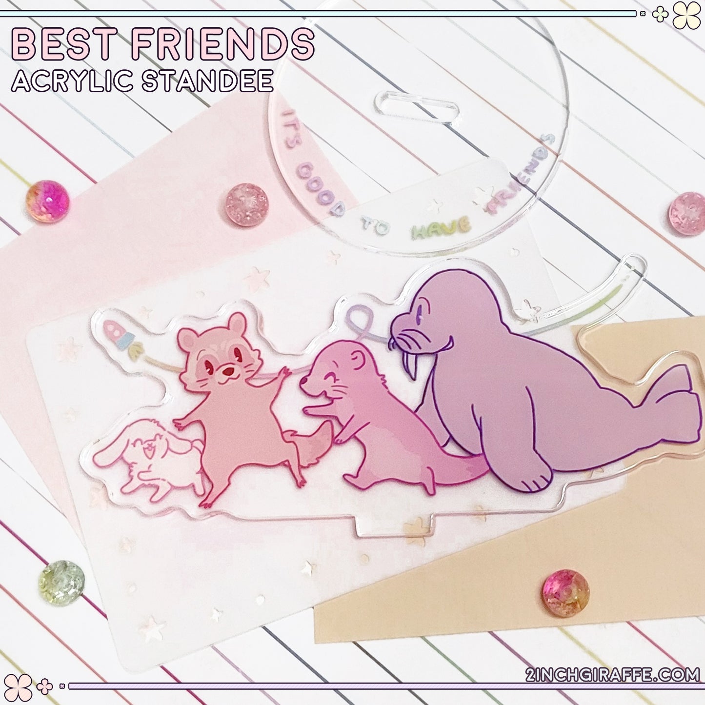 Best Friends Acrylic Standee