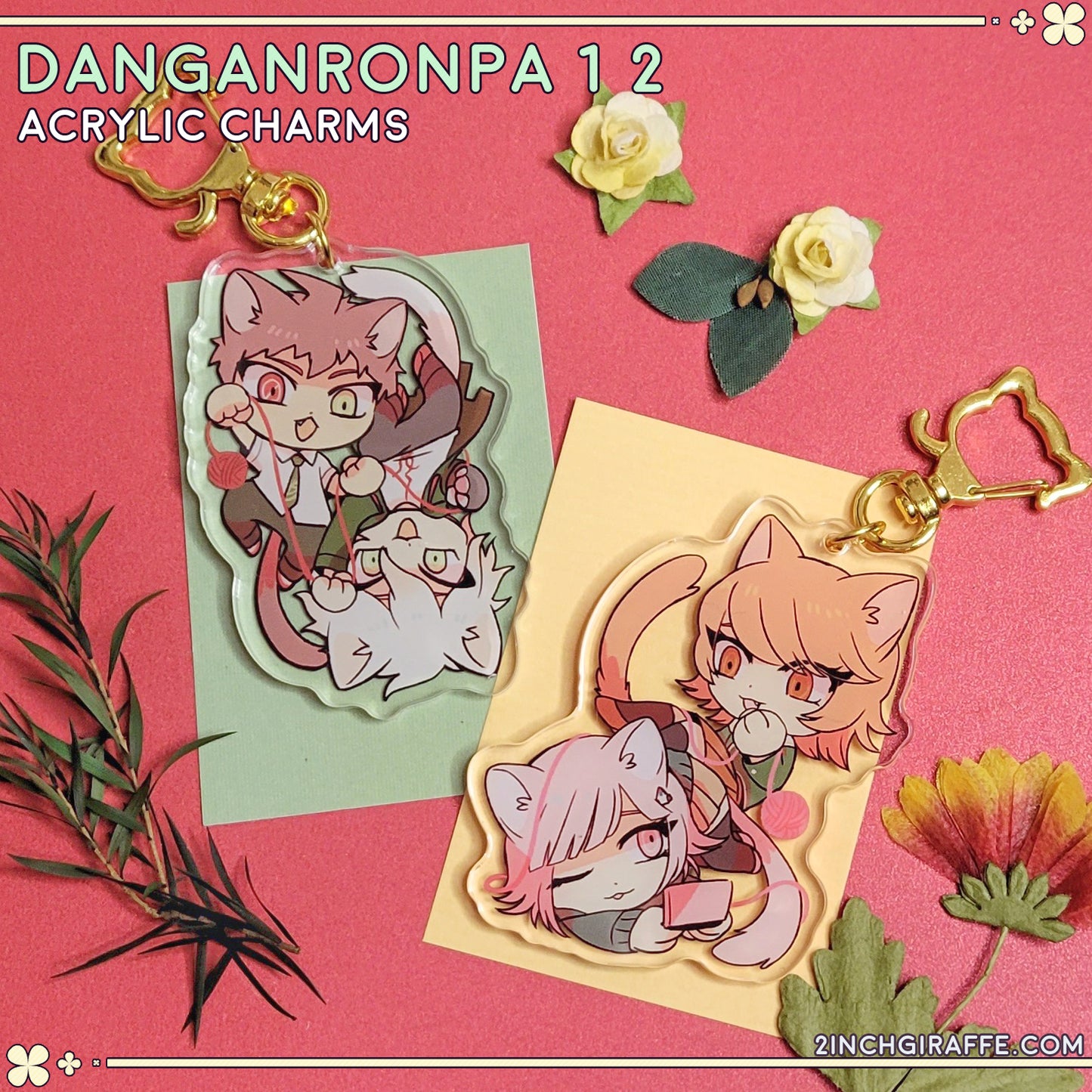 Danganronpa 1 + 2 Acrylic Charms