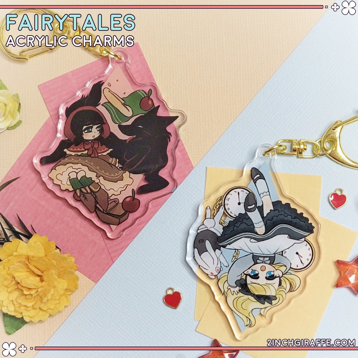 Fairytales Acrylic Charms