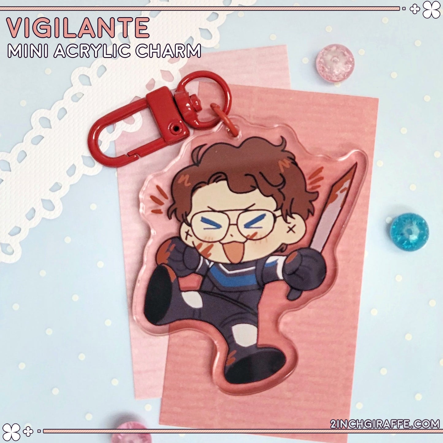 Vigilante Mini Charm