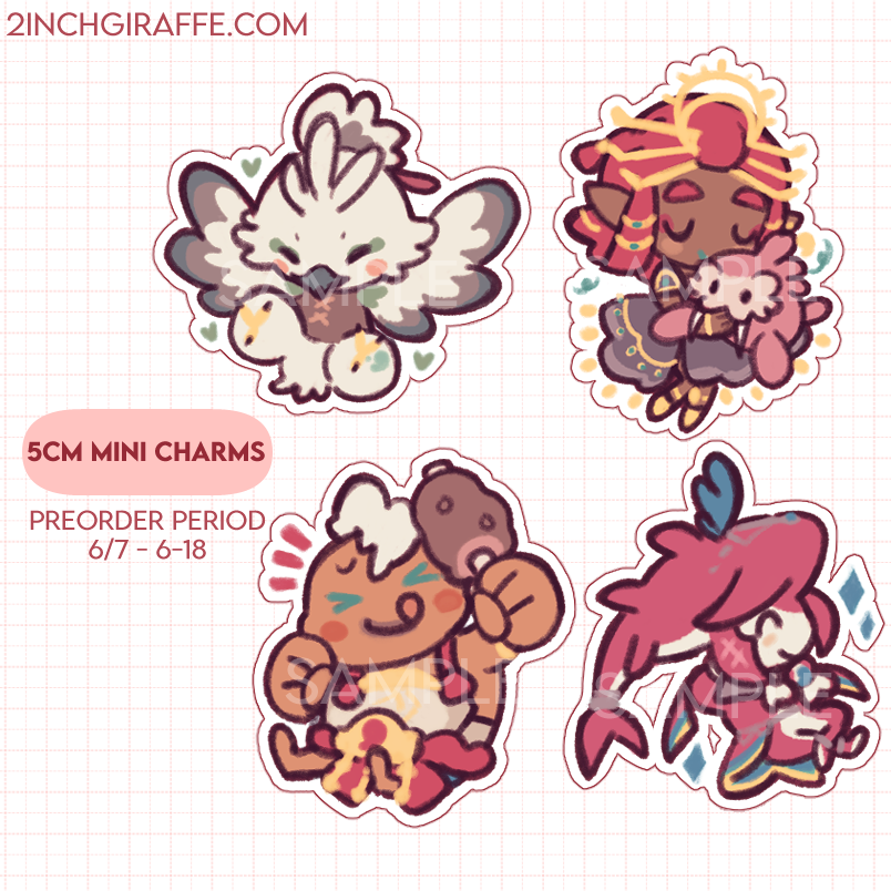 Four sages Mini Charms