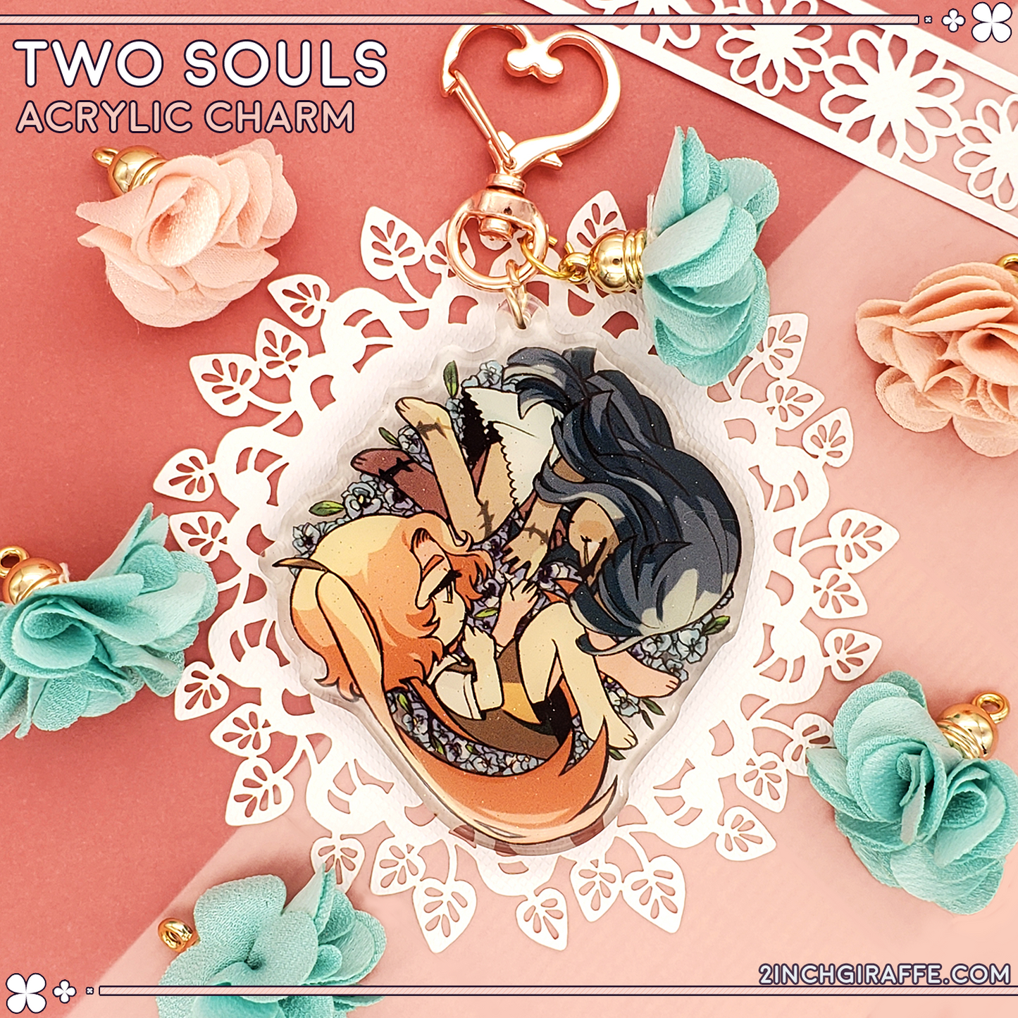 Two Souls Acrylic Charm