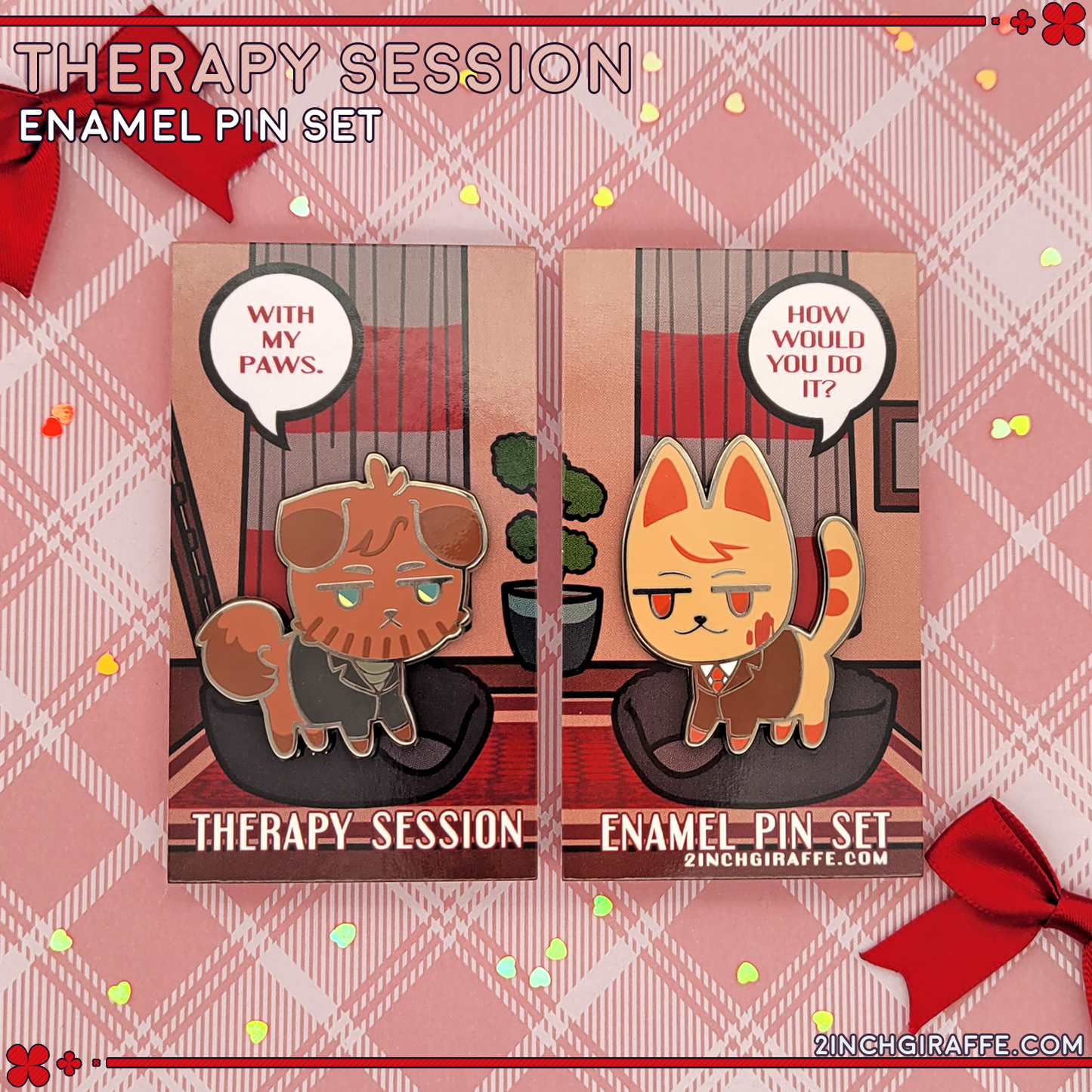 Therapy Session Enamel Pin Set