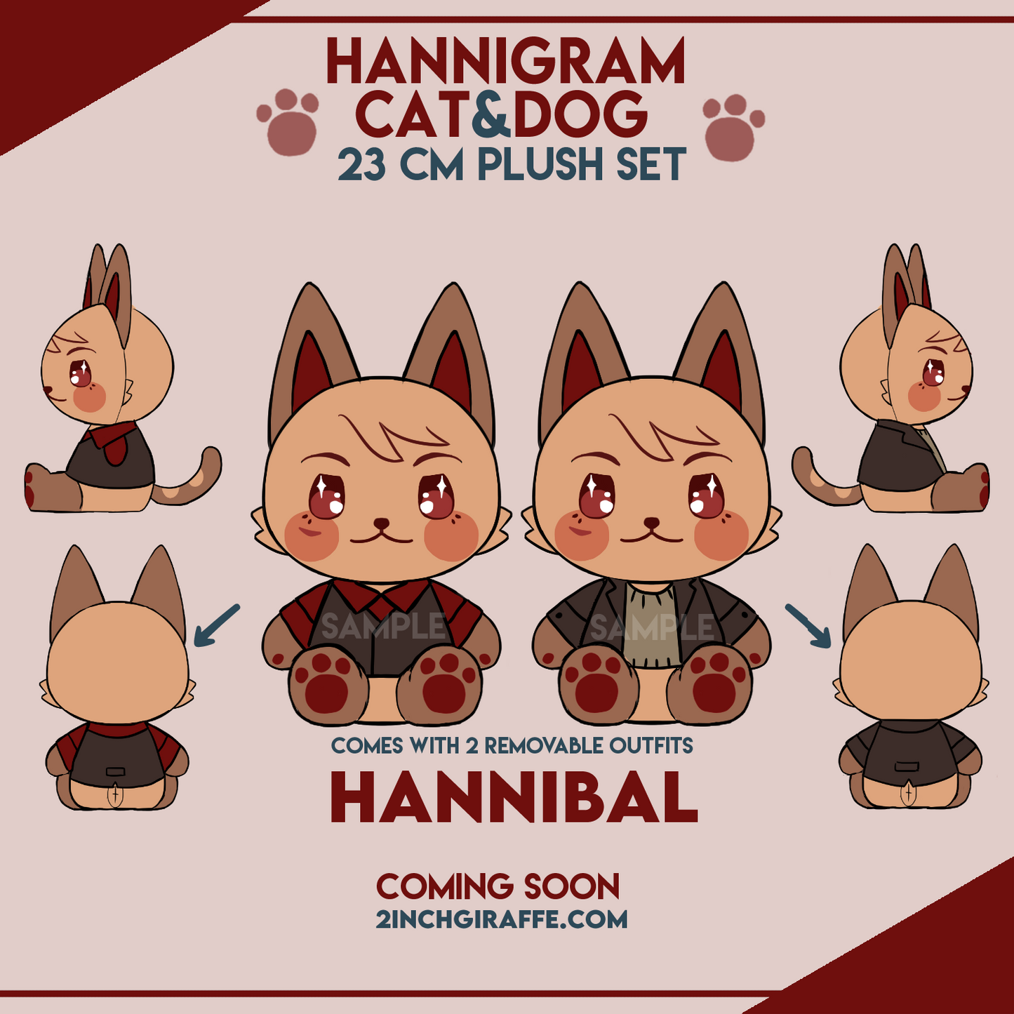 Hannibal Cat Plush