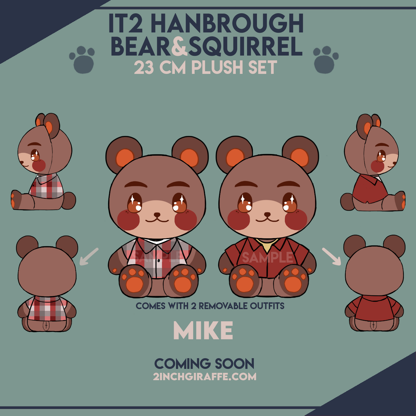 Mike Bear Plush