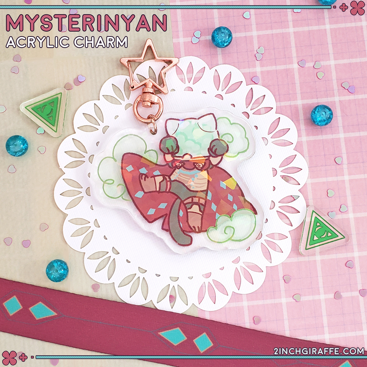 Mysterinyan Holo Acrylic Charm