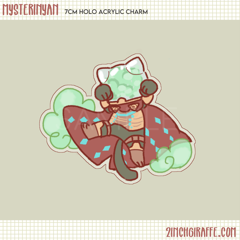 Mysterinyan Holo Acrylic Charm