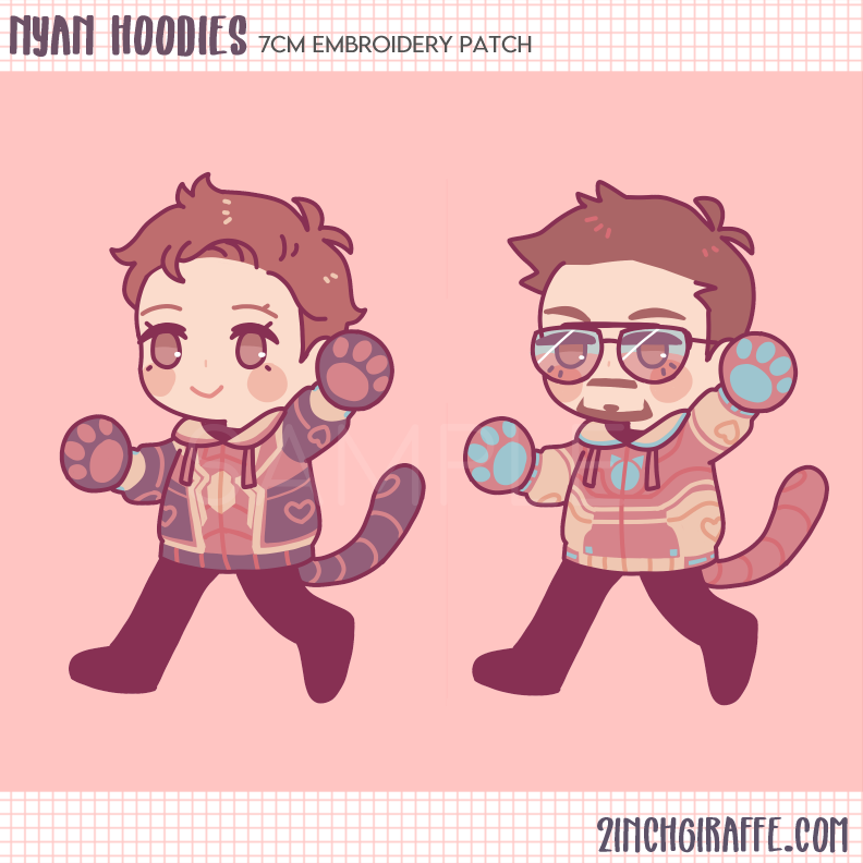 Nyan Hoodies Embroidery Patch
