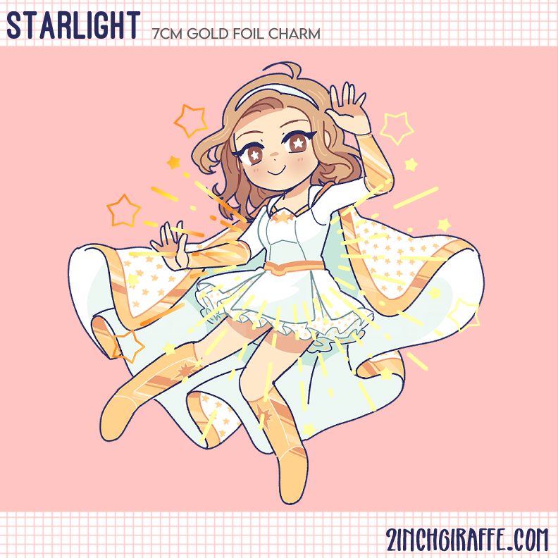 Starlight Gold Foil Charm