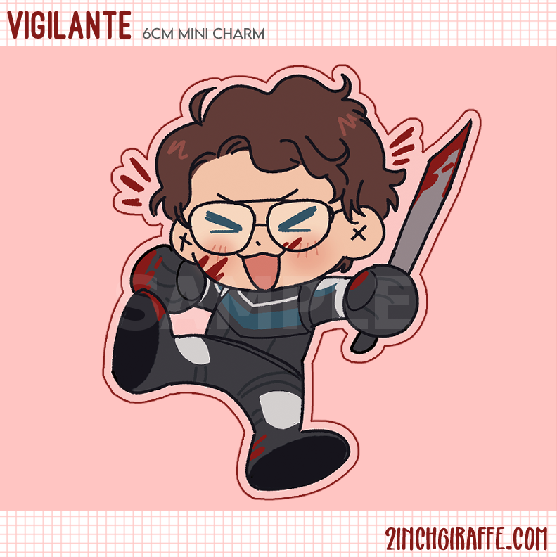 Vigilante Mini Charm