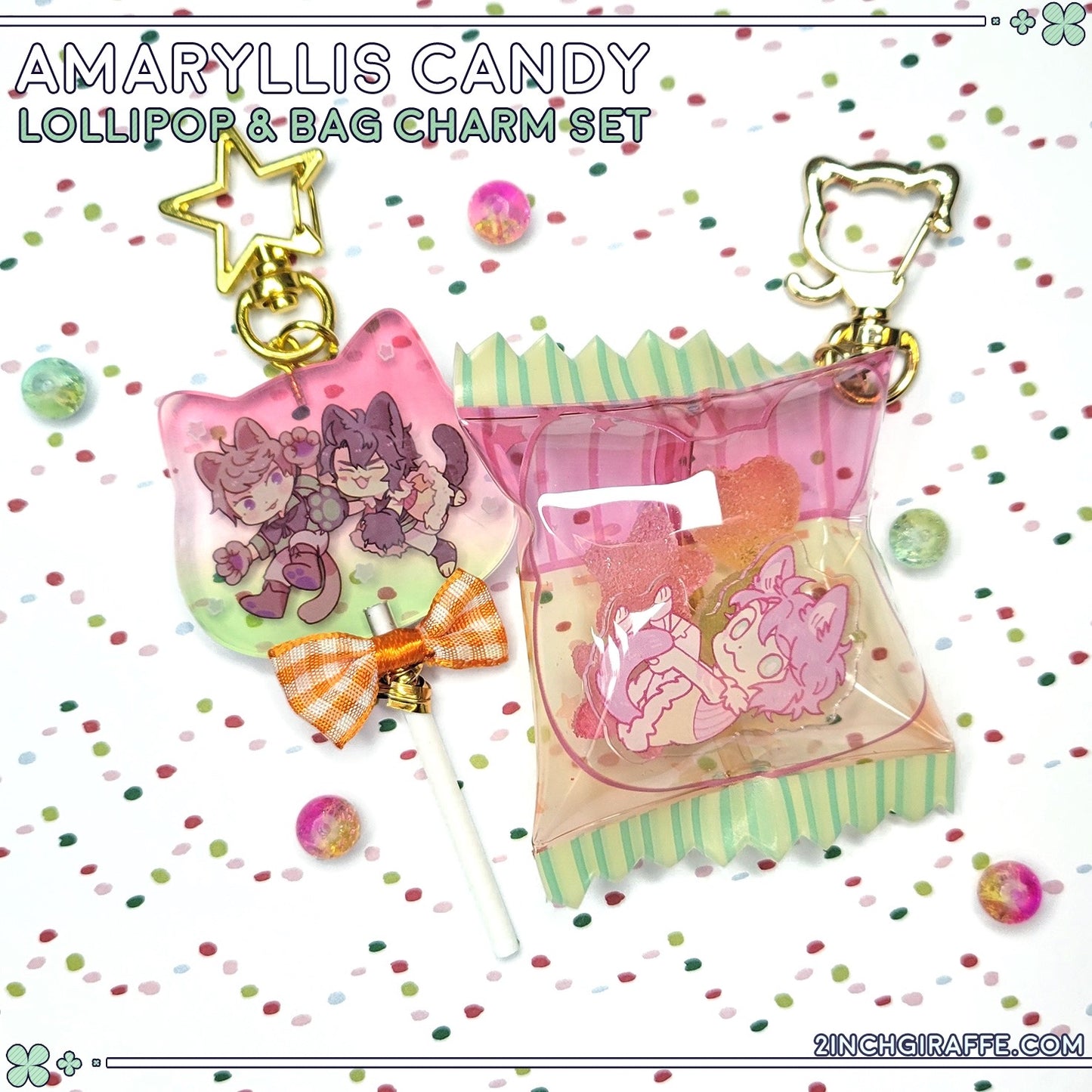 Amaryllis Candy Charm Set