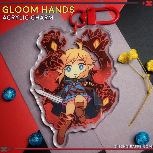 Gloom Hands Acrylic Charm