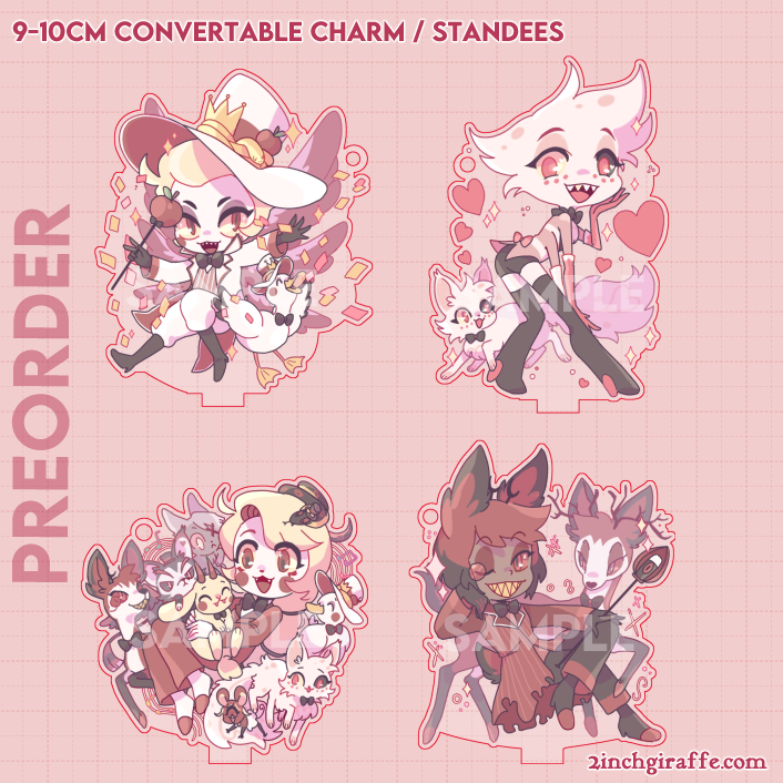 [HH] Reversible Standee/Charms