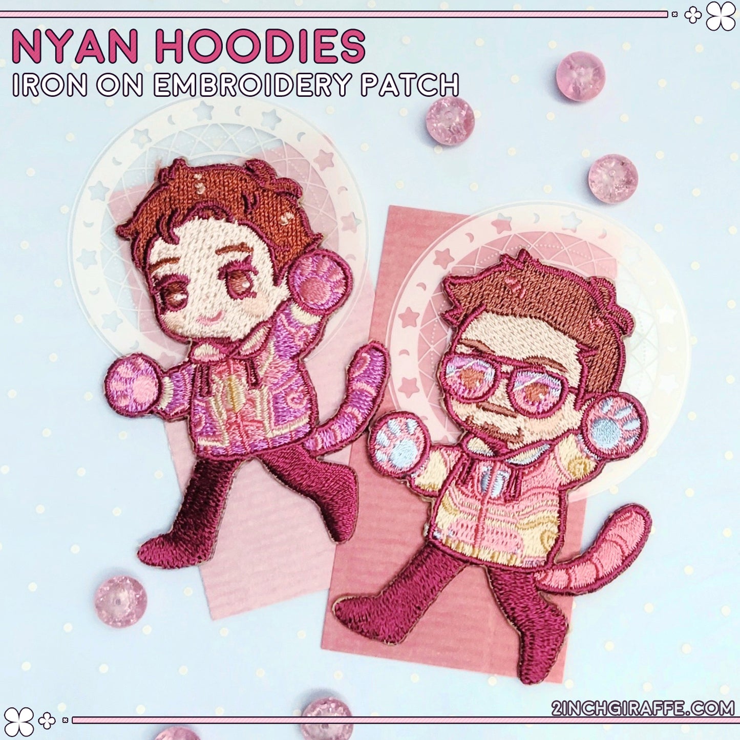 Nyan Hoodies Embroidery Patch