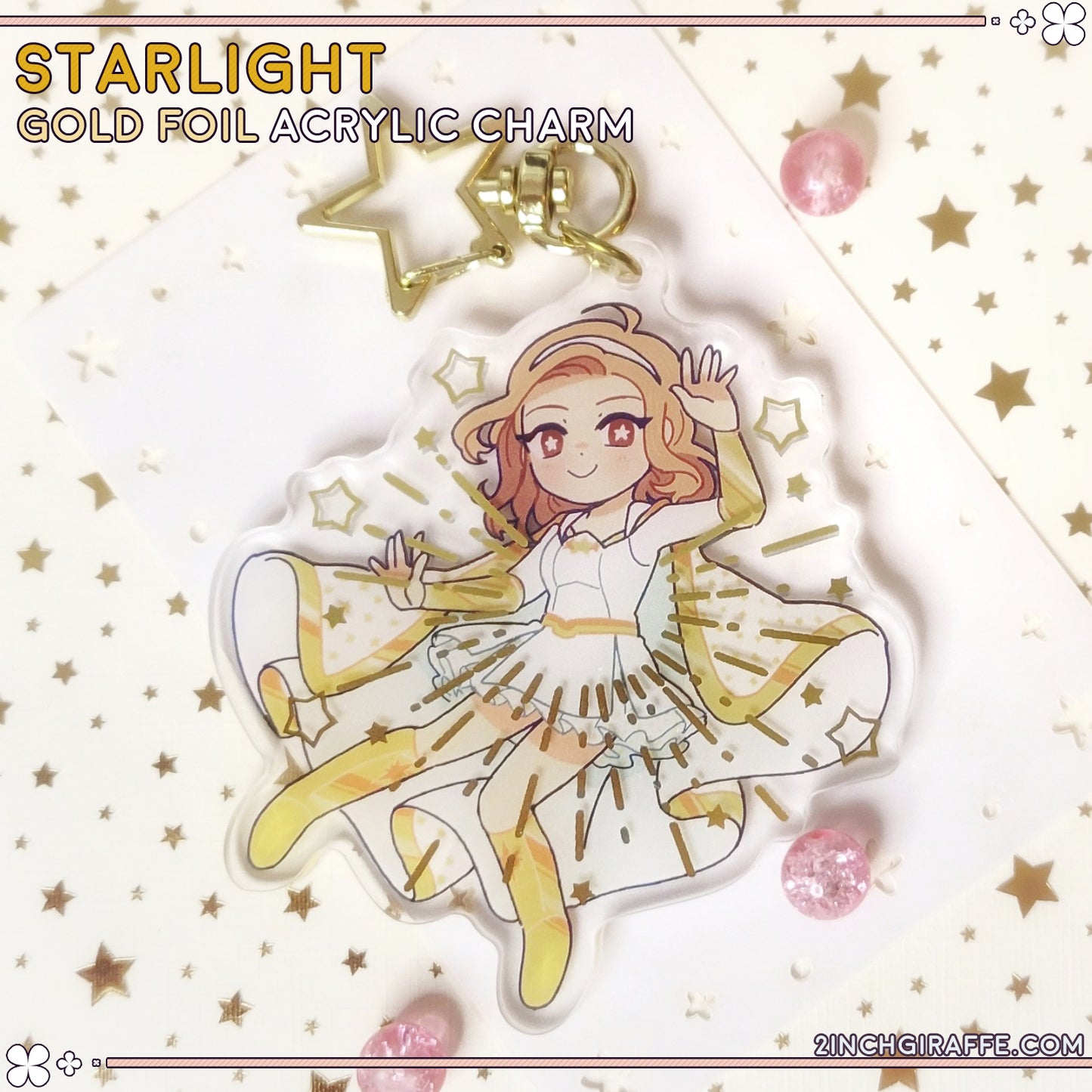 Starlight Gold Foil Charm