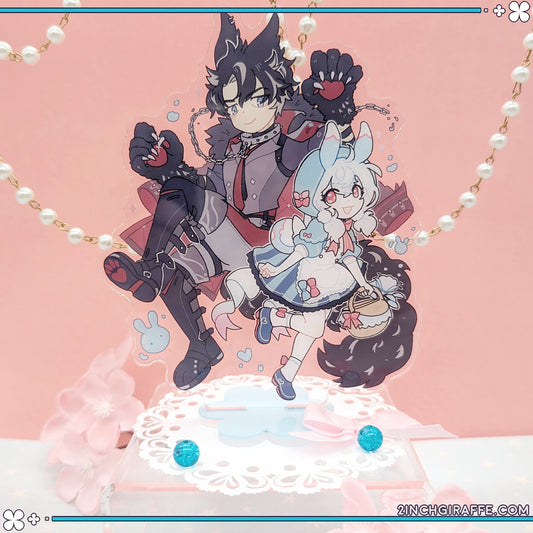 [GENSHIN] Little Blue & The Wolf Standee