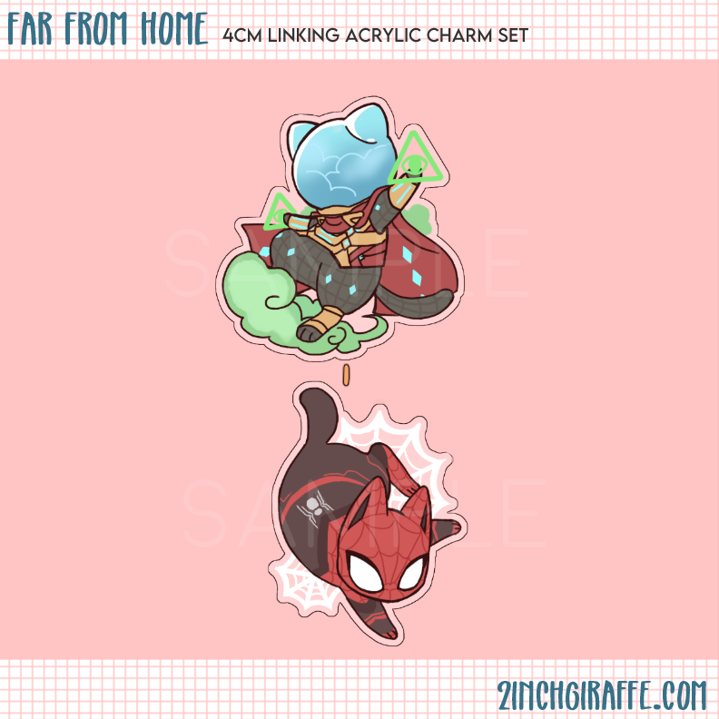 Far From Home Linking Charm Set
