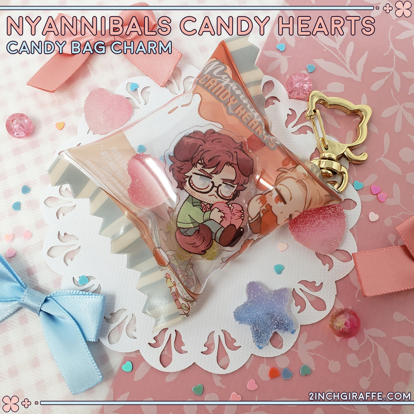 Nyannibal's Candy Hearts Charm