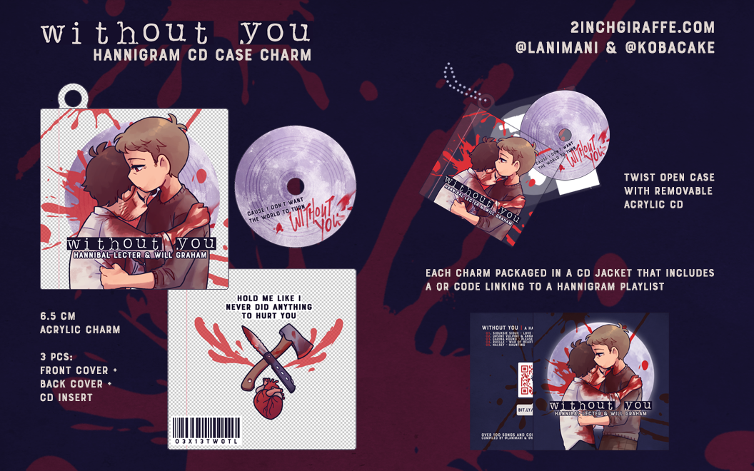 Without You Faux CD Charm