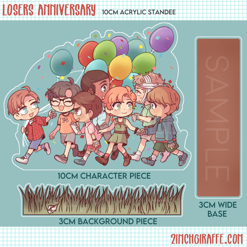 Losers Anniversary Acrylic Standee