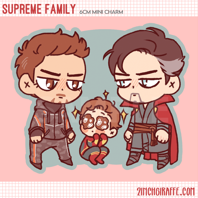 Supreme Family Mini Charm